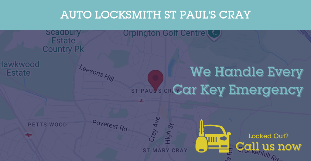 Auto Locksmith Services in St Paul's Cray - BR postcode