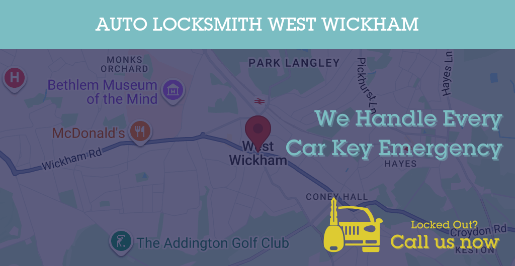 Auto Locksmith Services in West Wickham - BR postcode